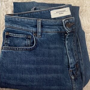 MaxMara Women's Blue Cropped Jeans